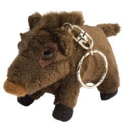 PORTE CLES PELUCHE SANGLIER