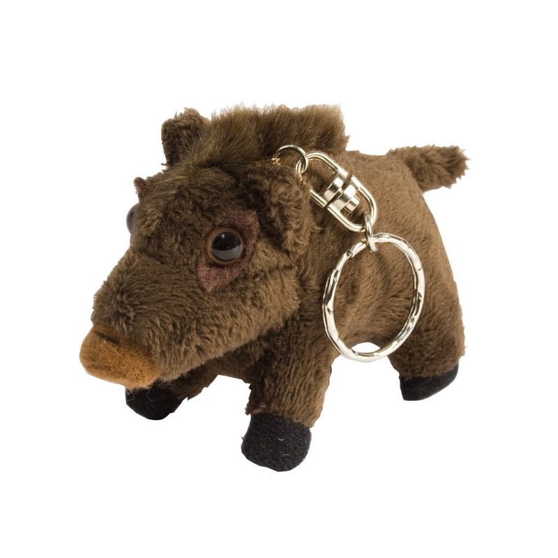 PORTE CLES PELUCHE SANGLIER